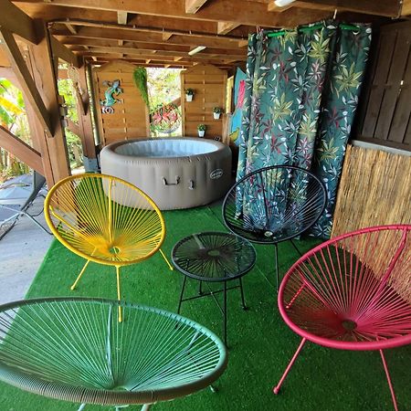 Gite 4 Etoiles, La Vieille Sucrerie St Claude Guadeloupe, Jacuzzi Spa Privatif, Vue Exceptionnelle Sur La Mer Des Caraibes バステール エクステリア 写真